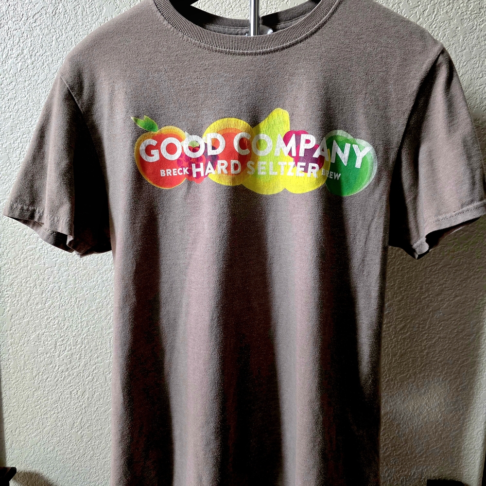 Good Company Bre Hard Seltzer Light Brown Short Sleeve Tee